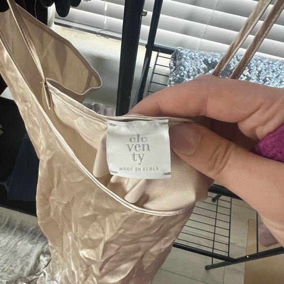 $1,395 ELEVENTY
Silk Charmeuse Slip Dress - Sand - Picture 3 of 6